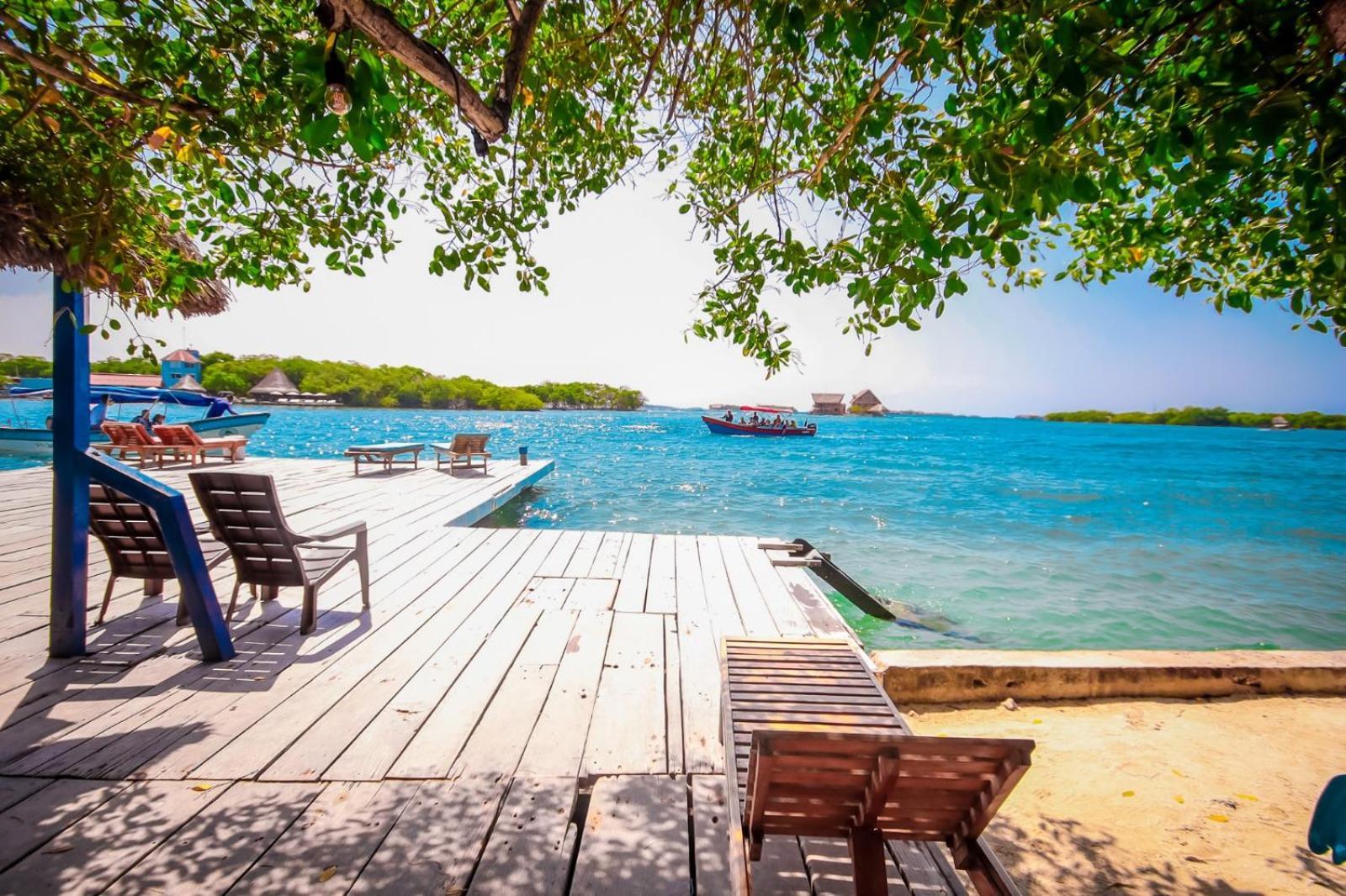 Isla Los Erizos Ecohouse Isla Grande  Buitenkant foto